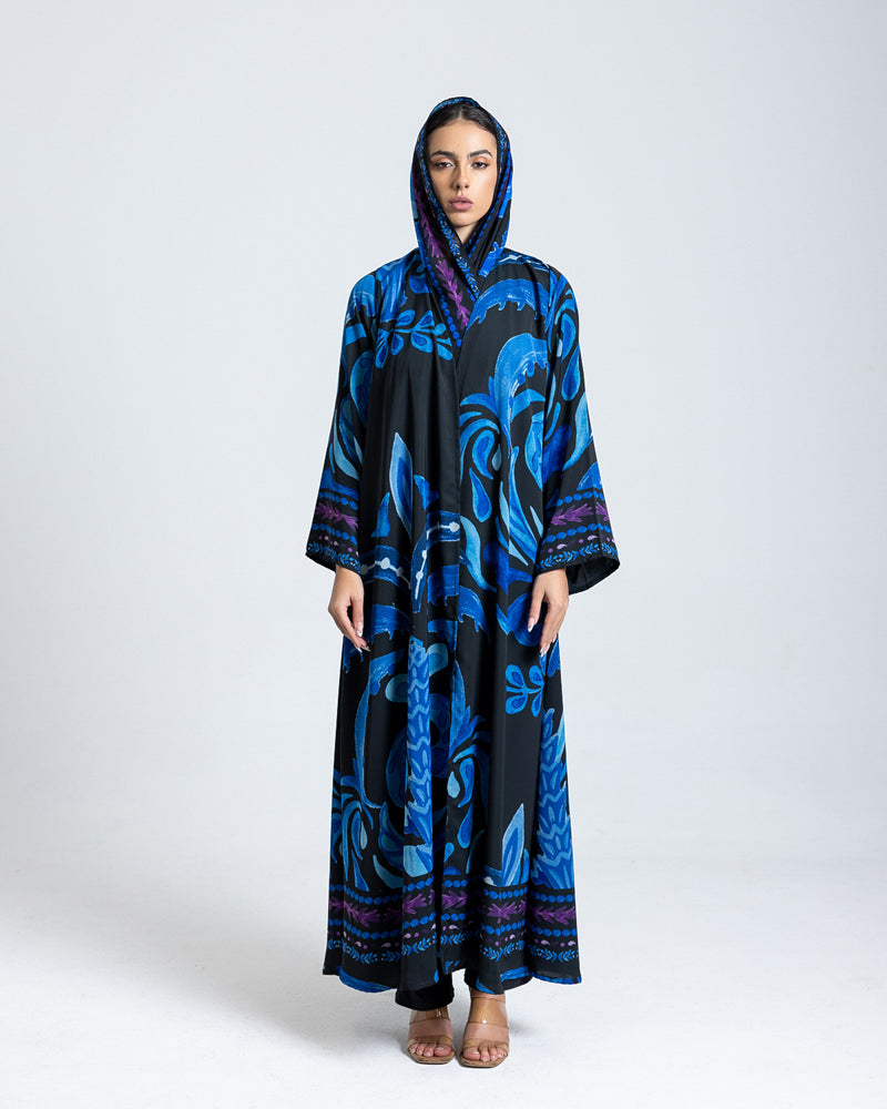 Blue Mirage Abaya