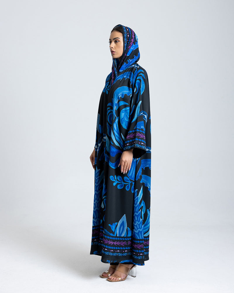Blue Mirage Abaya