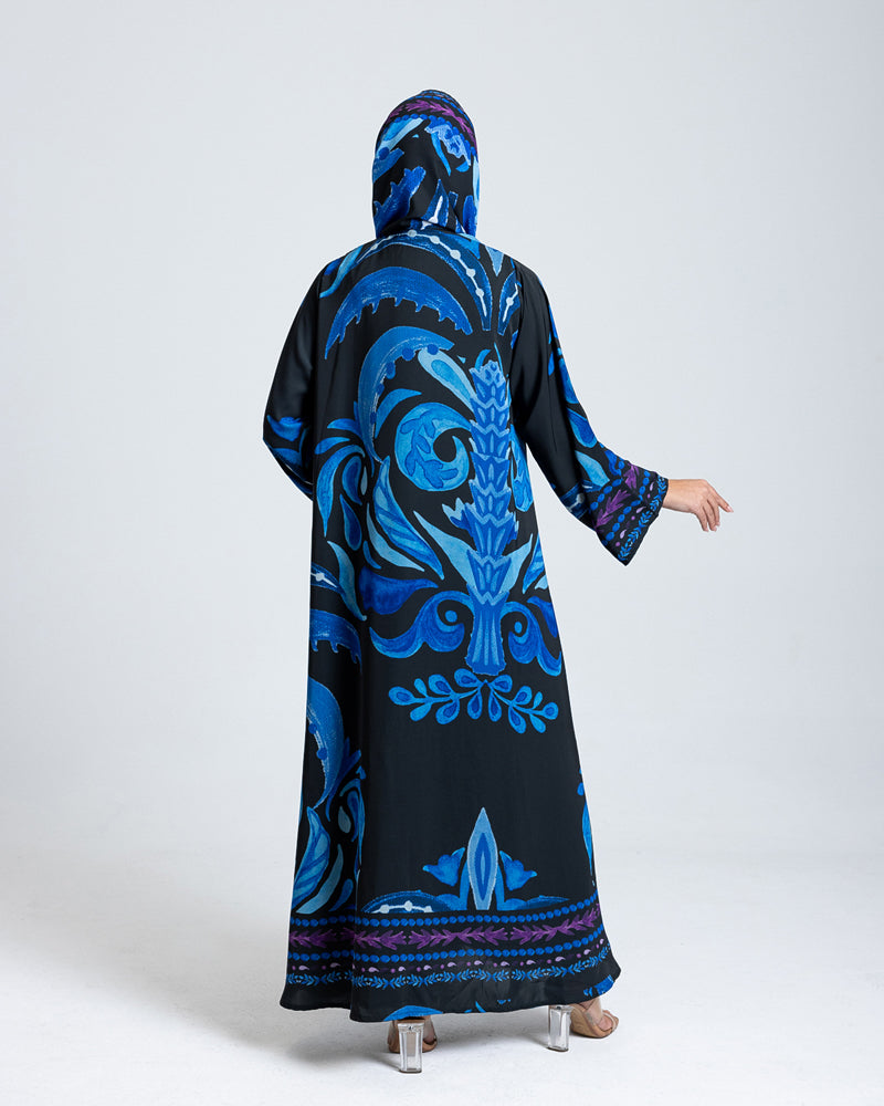 Blue Mirage Abaya