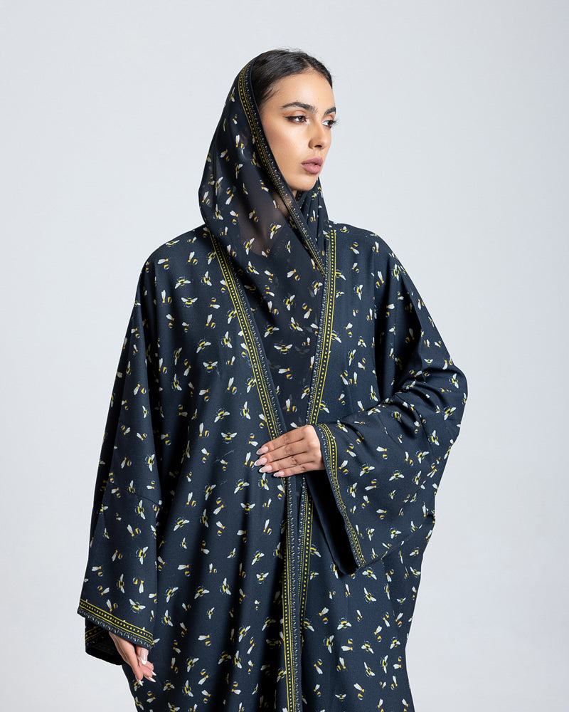Bee My Bloom Abaya