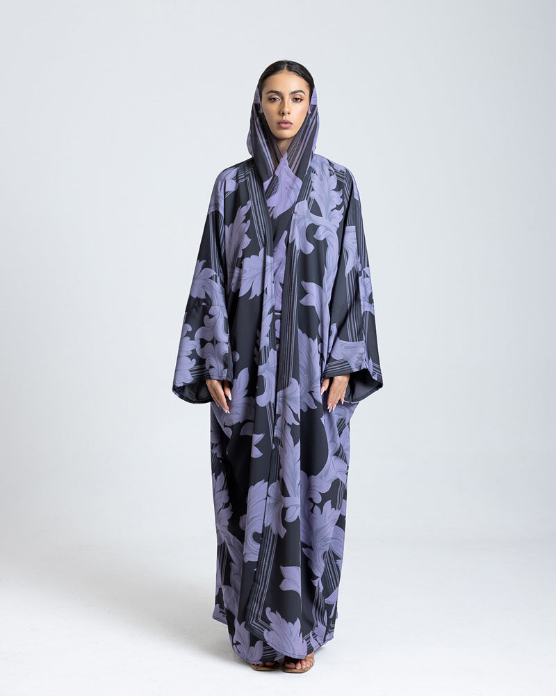 Lavender Shadows Abaya