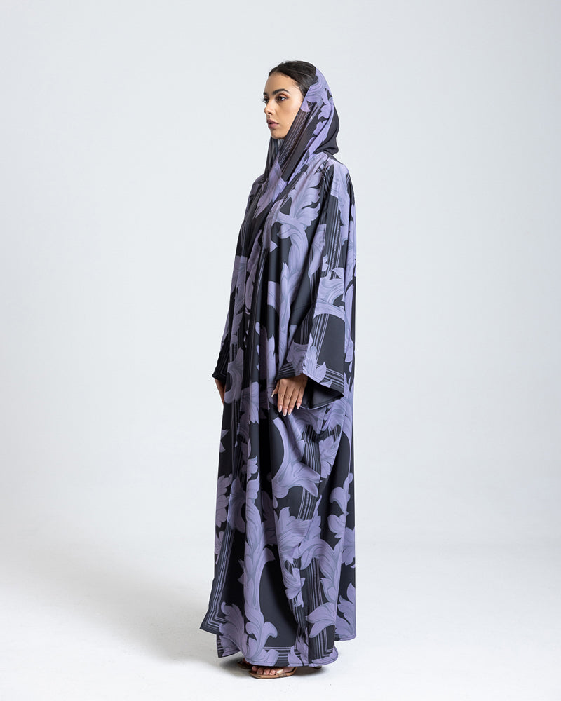 Lavender Shadows Abaya
