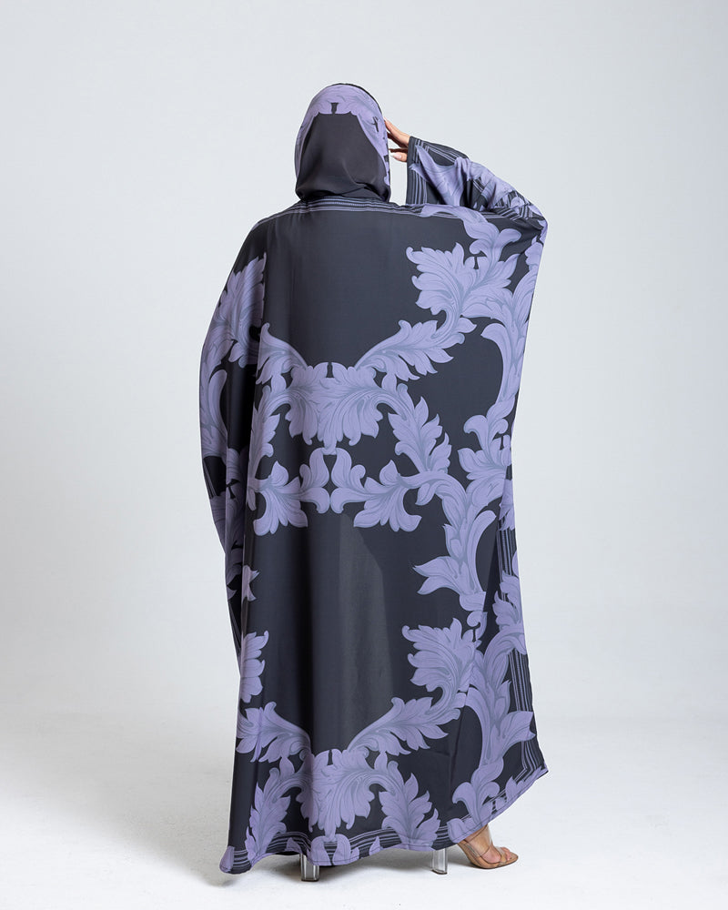 Lavender Shadows Abaya