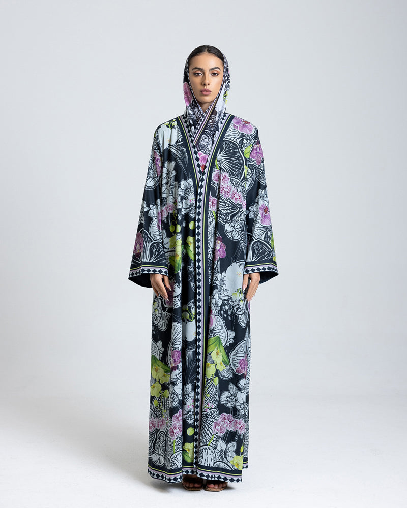 Orchid Reverie Abaya