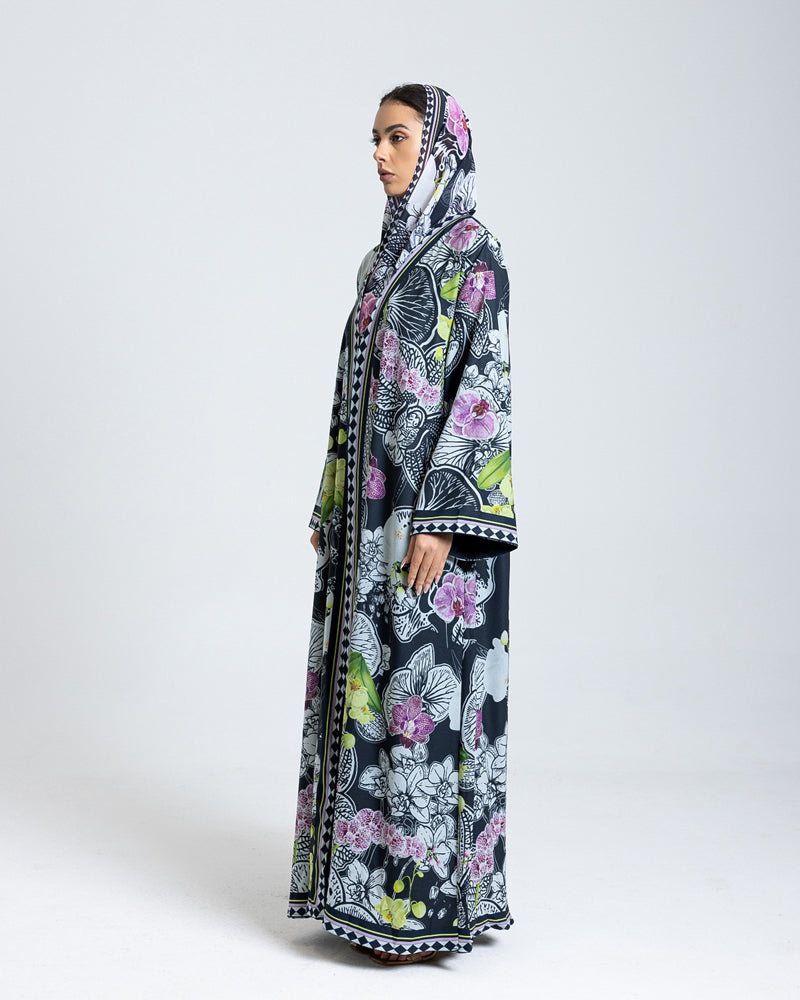 Orchid Reverie Abaya