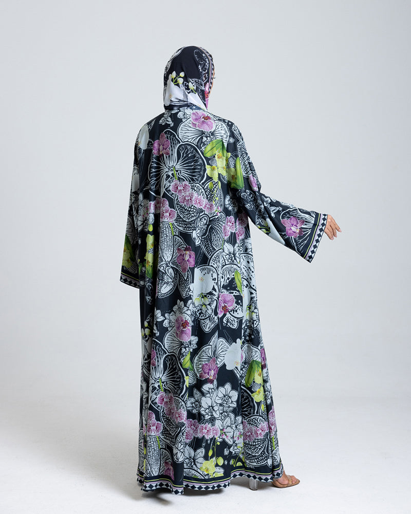 Orchid Reverie Abaya