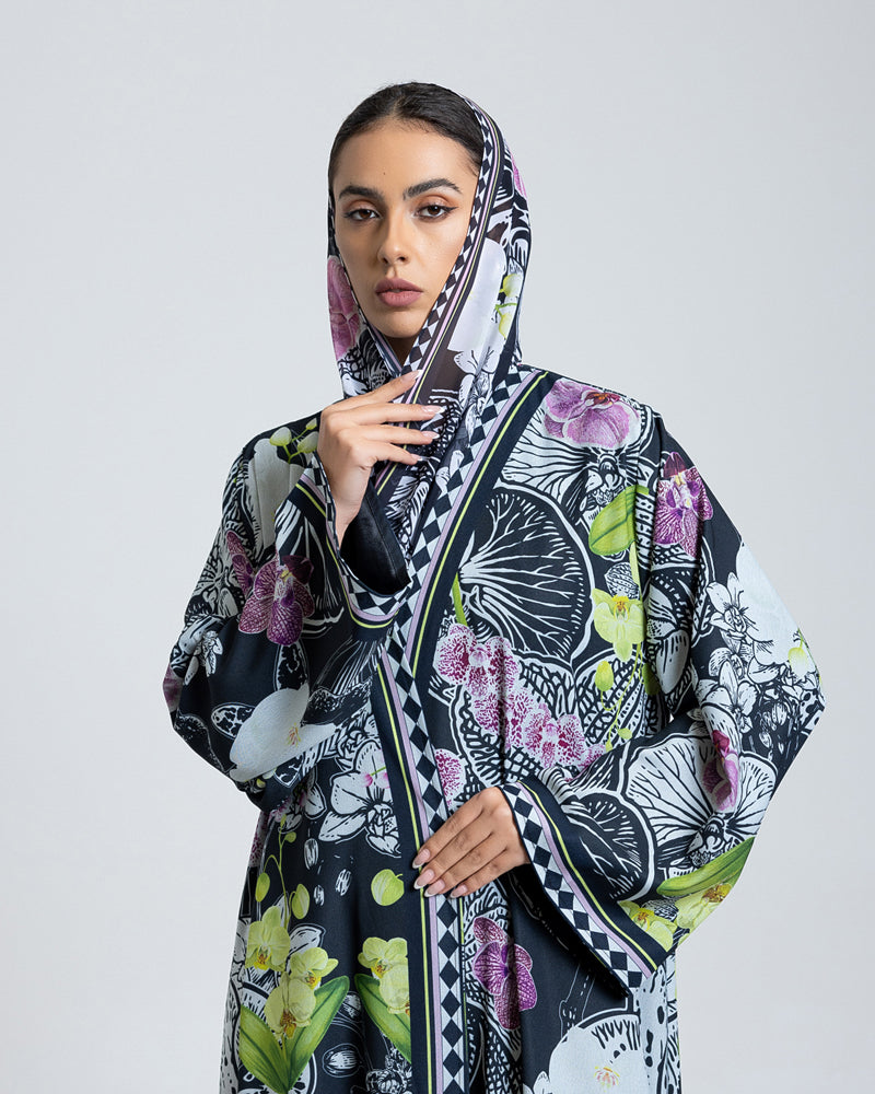 Orchid Reverie Abaya