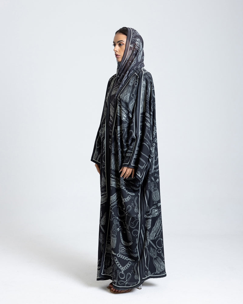 Noir Equestrian Abaya