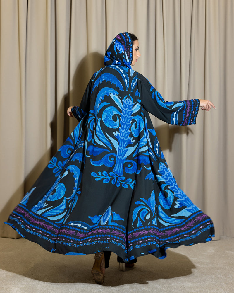 Blue Mirage Abaya