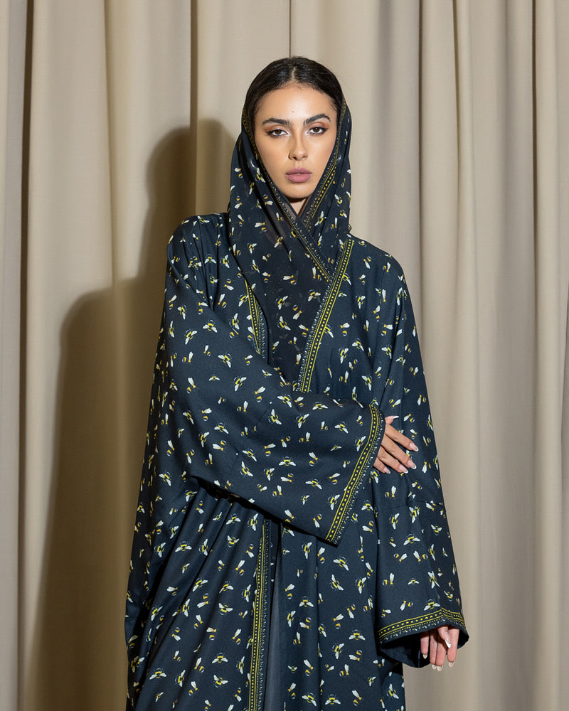Bee My Bloom Abaya