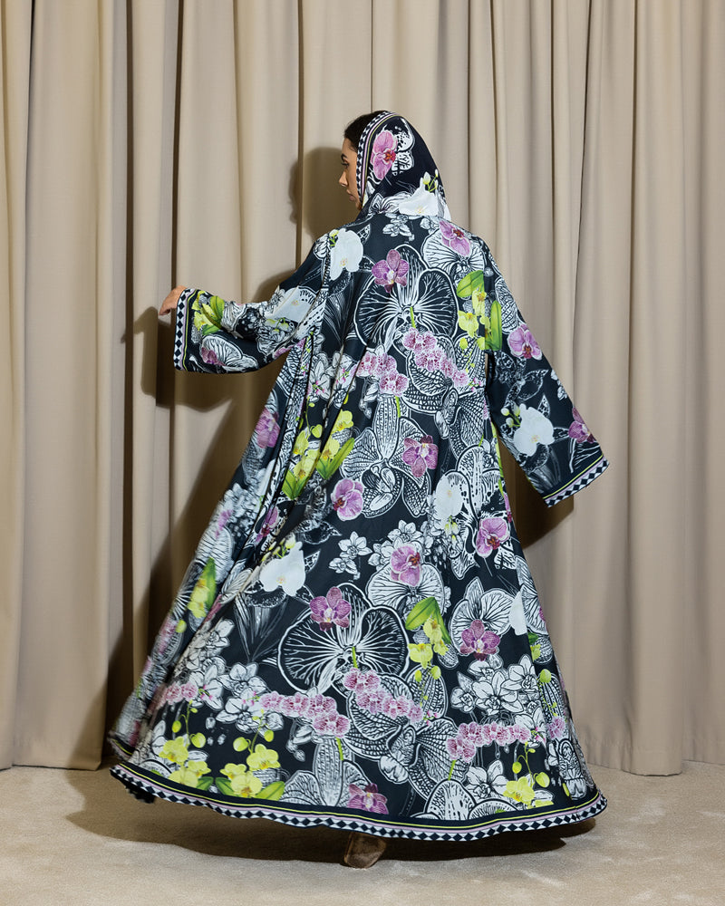 Orchid Reverie Abaya