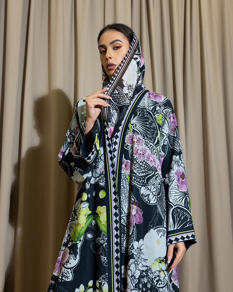 Orchid Reverie Abaya