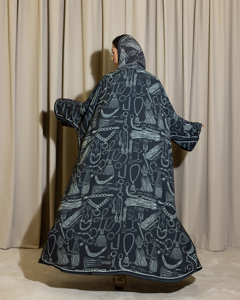 Noir Equestrian Abaya