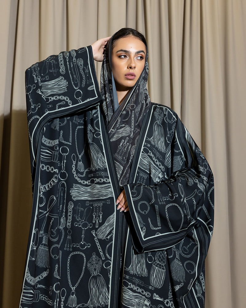 Noir Equestrian Abaya