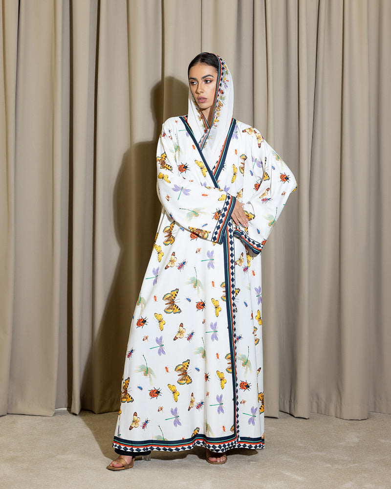 Midnight Wings â€“ Butterfly Abaya