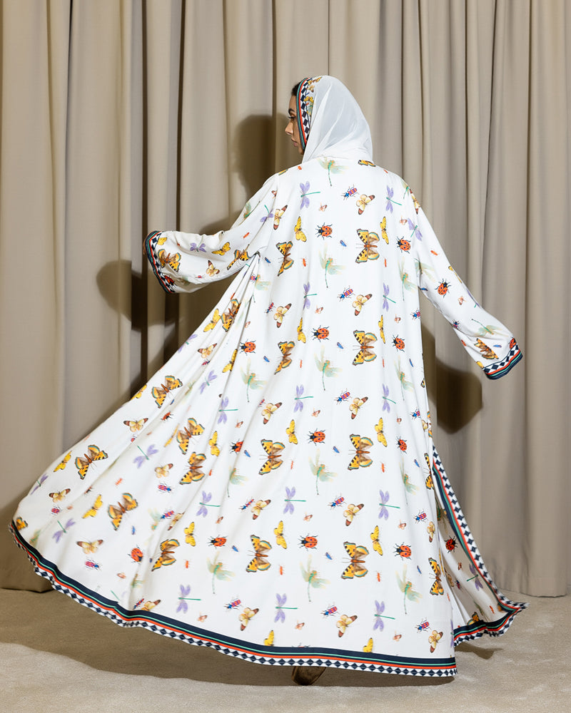 Midnight Wings â€“ Butterfly Abaya